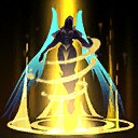 Resurrect: Channel on the spirit of a dead ally for seconds. After a second delay, they are brought back to life with of their maximum Health at the location where they died.
